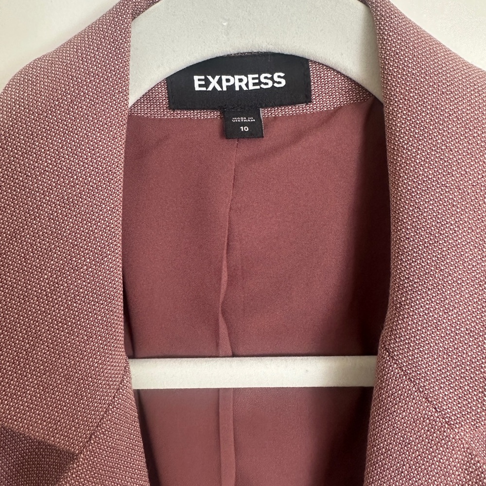 Express Women's Dusty Rose Blazer 10 - Picture 2 of 7